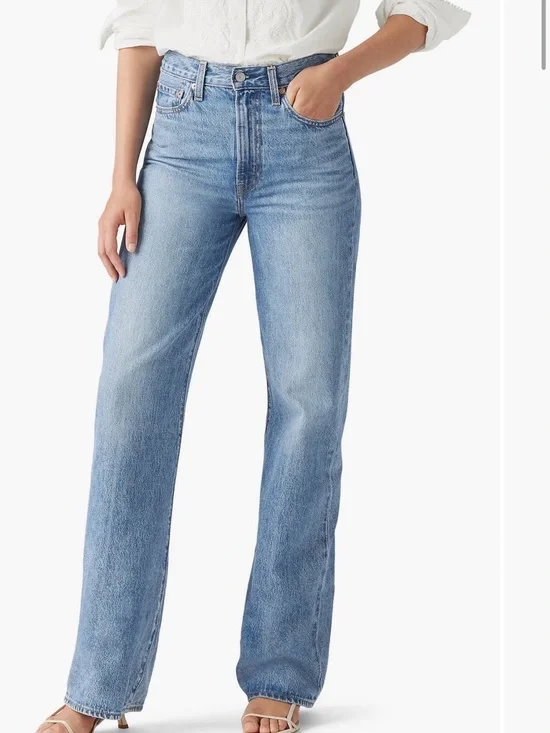 Levi's Ribcage High Waist Wide Leg Jea - Picture 1 of 3